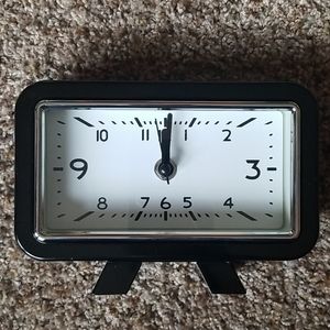 Black Table Clock